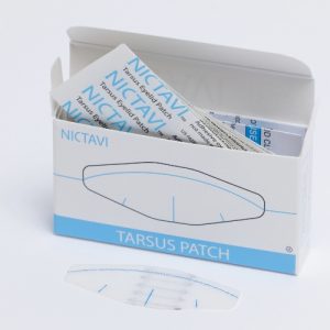 15 parches para párpados Tarsus estándar, con sellado en frío y con caja